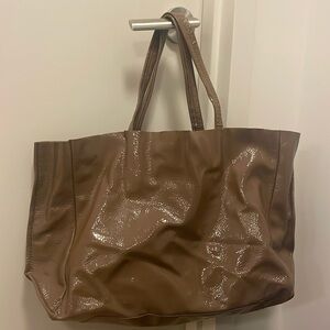 Patent Leather Ampersand As Apostrophe Tote